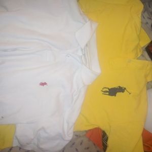 Lot of 5 polos and one Tommy 3 never worn